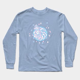 Digi The Pineapple Grenade Vortex! Long Sleeve T-Shirt